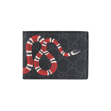 gucci wallet with snake.